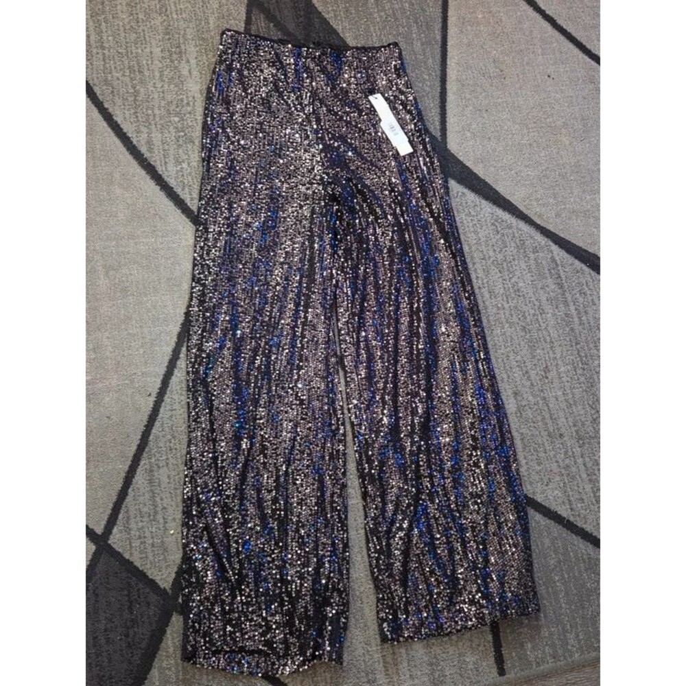 Mustard Seed black sequin pants